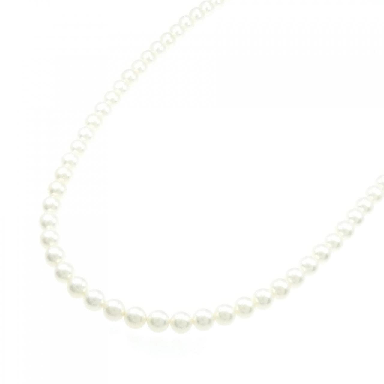 シルバークラスプ アコヤパール ネックレス 6.5-7mm