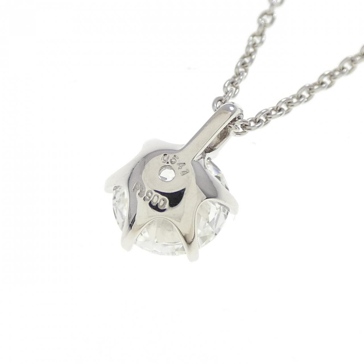 【リメイク】PT900/PT850 ダイヤモンド ネックレス 0.541CT E VVS2 3EXT H＆C