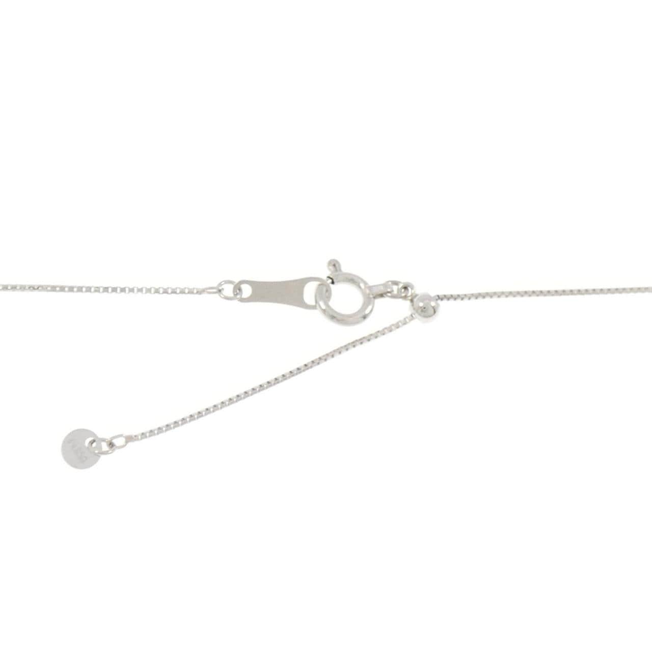 PT900/PT850 ルビー ネックレス 0.25CT