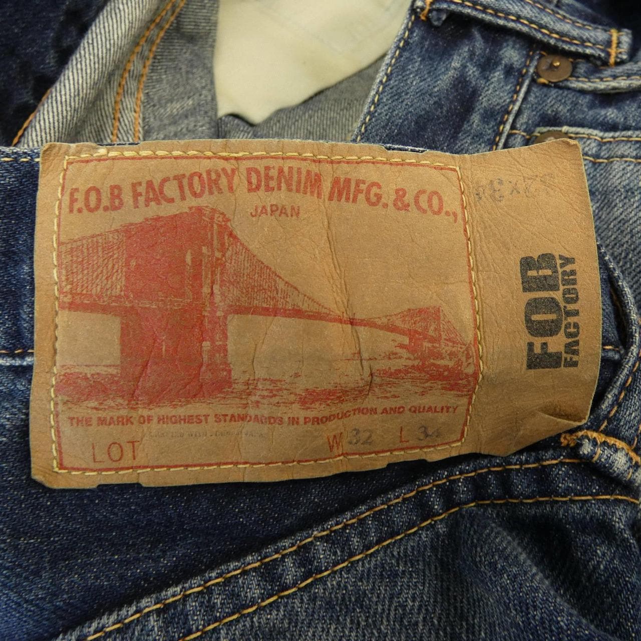 エフオービーファクトリー FOB FACTORY F1133 ジーンズ