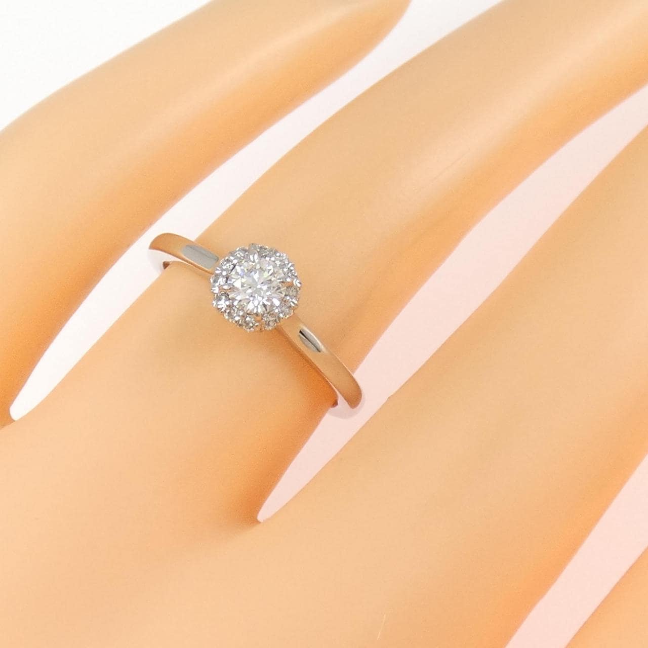 PT950 ダイヤモンド リング 0.192CT