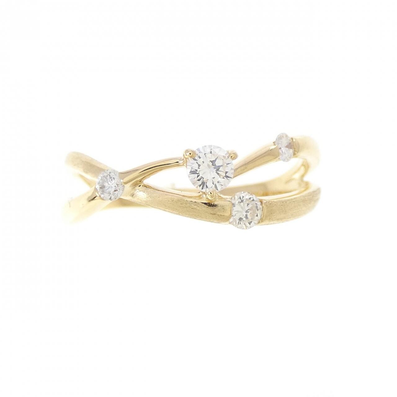 K18YG ダイヤモンド リング 0.23CT