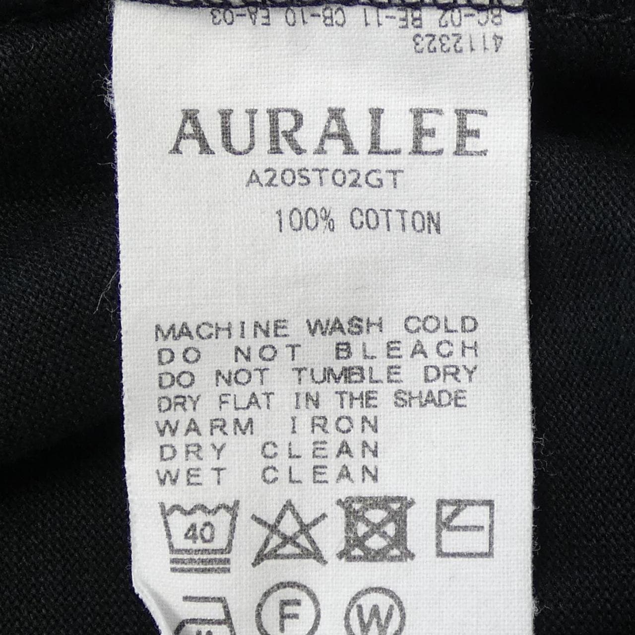 オーラリー AURALEE A20ST02GT Tシャツ