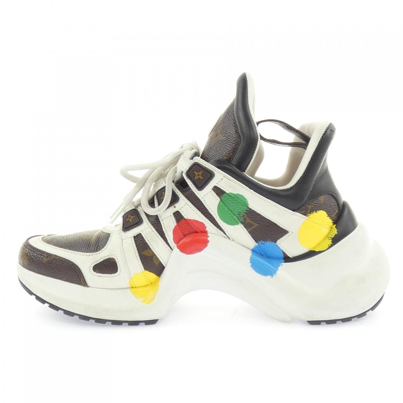 ルイヴィトン LOUIS VUITTON 草間彌生 LV×YK LVアークライトラインスニーカー スニーカー
