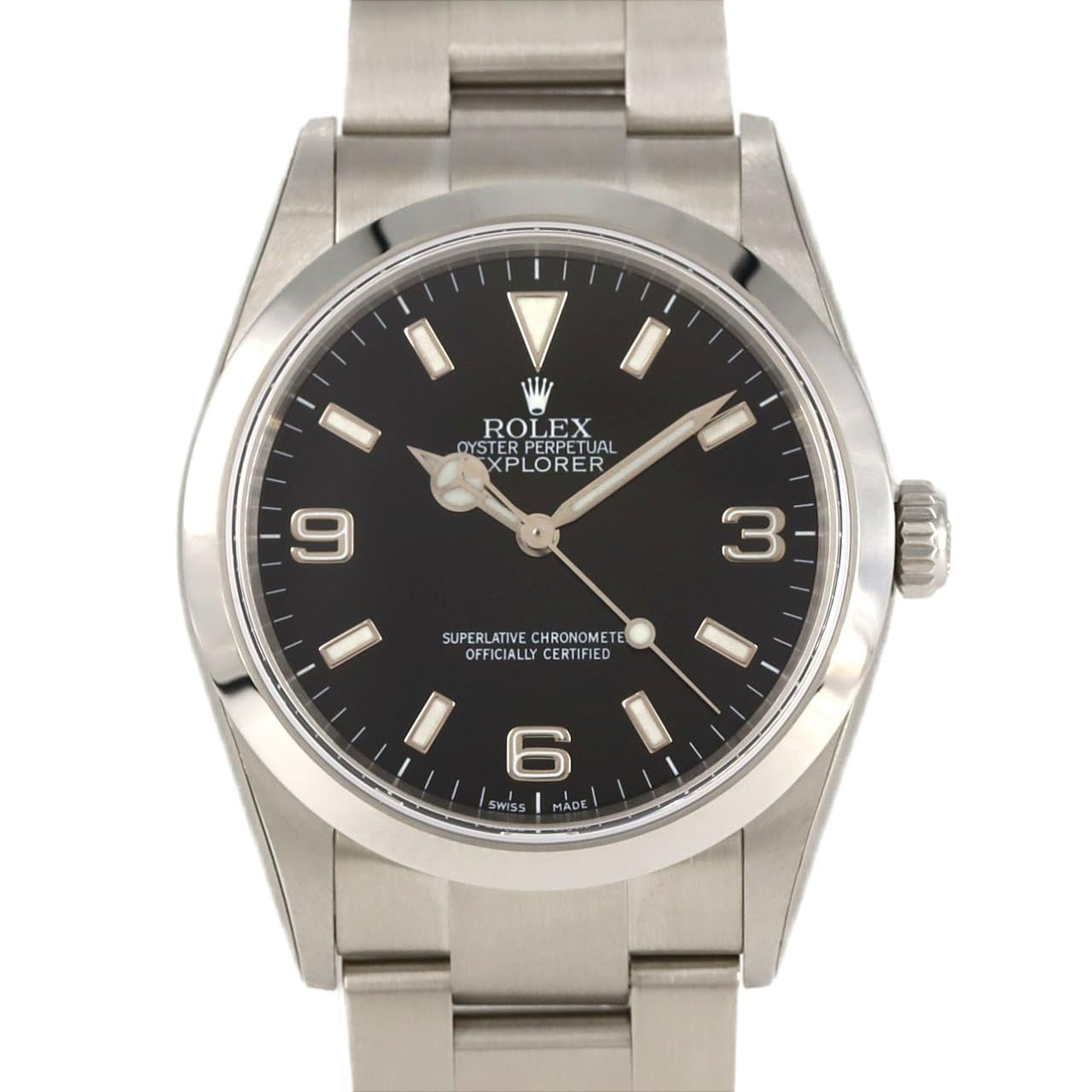 ロレックス エクスプローラーI 114270 SS 自動巻 P番