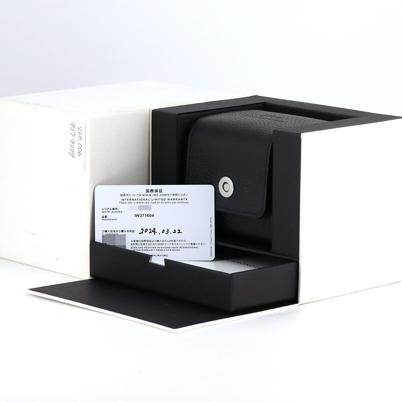 IWC 葡萄牙計時碼表 IW371604 SS自動上弦