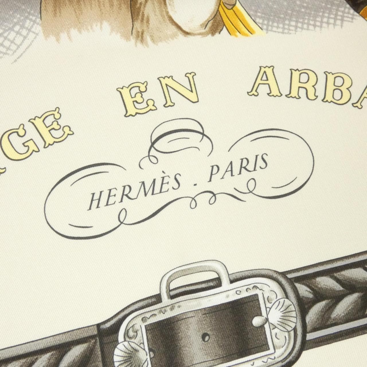 HERMES ATTELAGE EN ARBALETE Carre 001554S Scarf