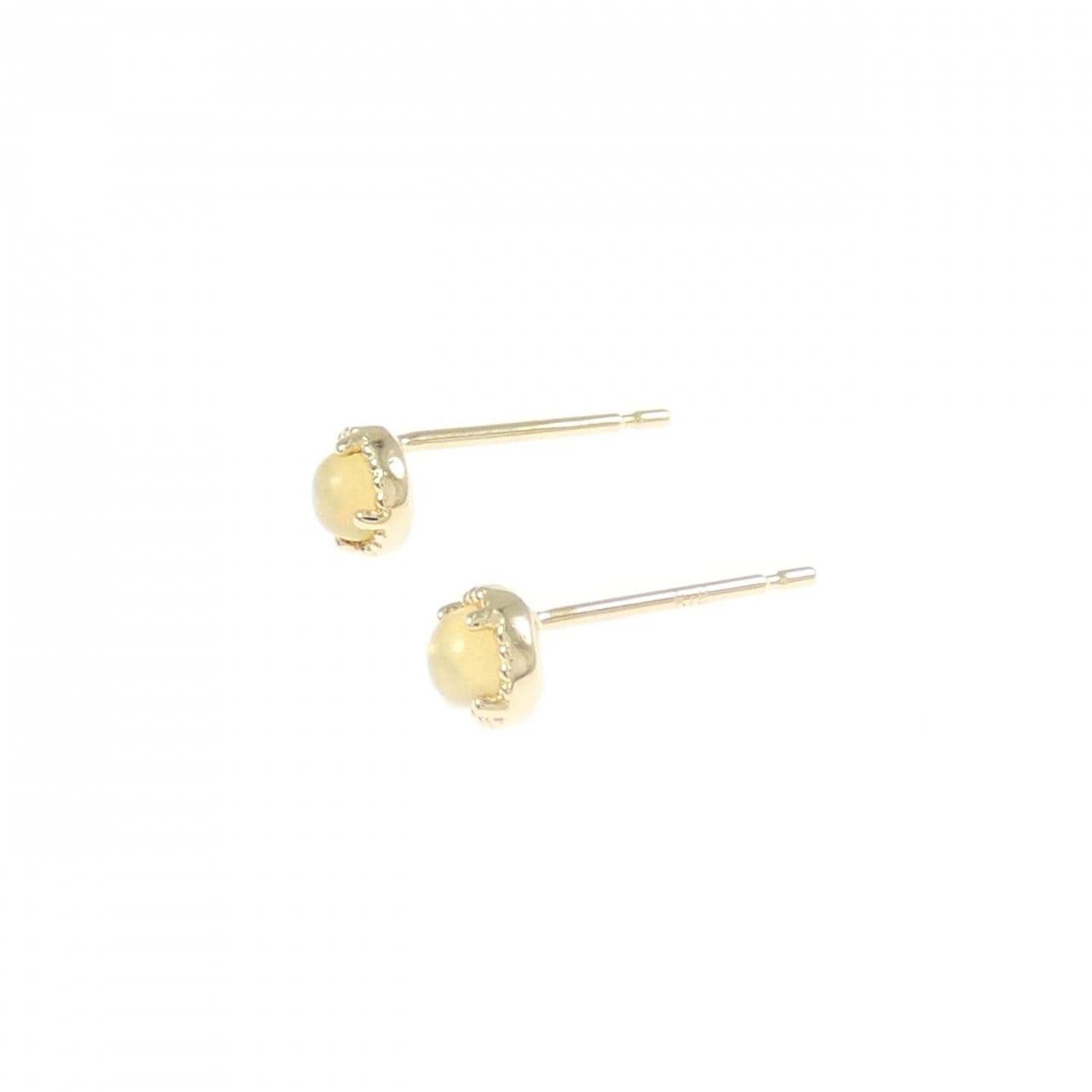 K18YG オパール ピアス