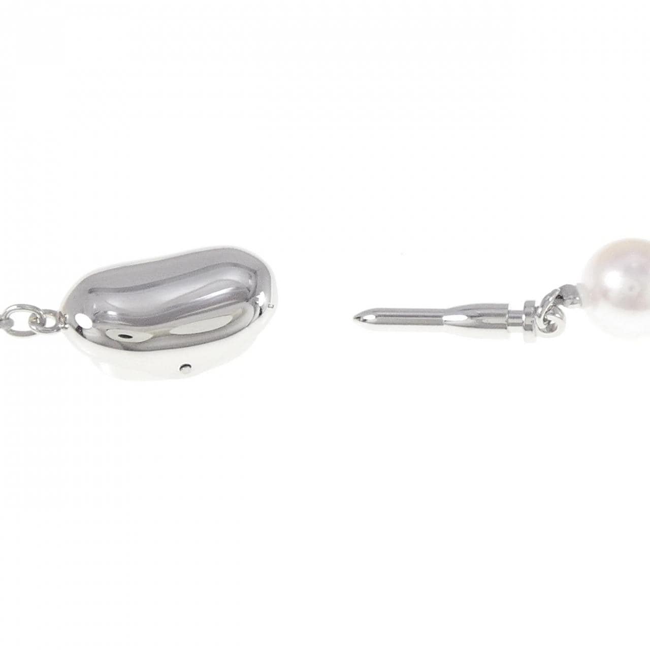 [BRAND NEW] Silver Clasp Akoya Pearl Necklace 7.5-8mm