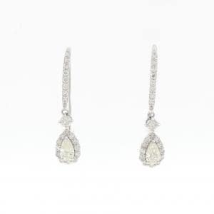【新品】PT950 ダイヤモンド ピアス 0.60CT