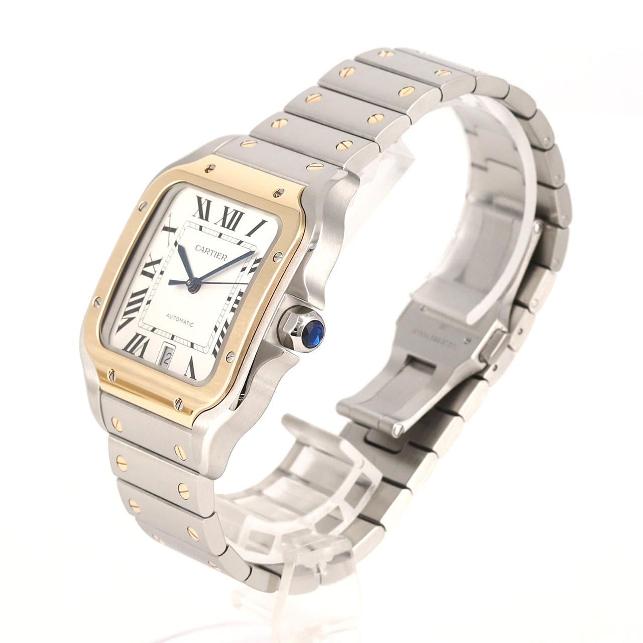 カルティエ サントス･ドゥ･カルティエLM コンビ W2SA0009 SSxYG 自動巻