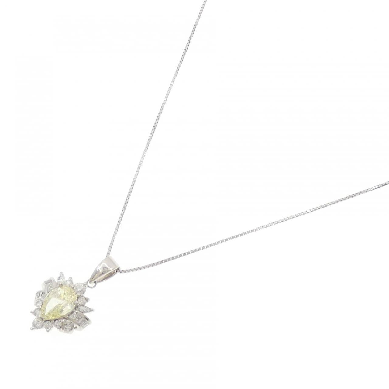PT900/PT850 ダイヤモンド ネックレス 1.023CT