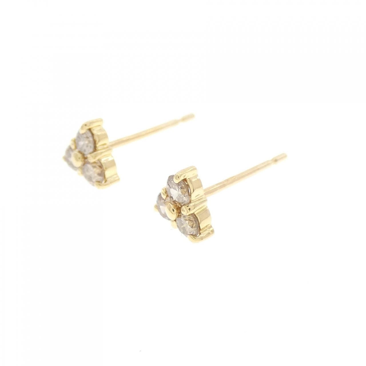 K18YG ダイヤモンド ピアス 0.30CT