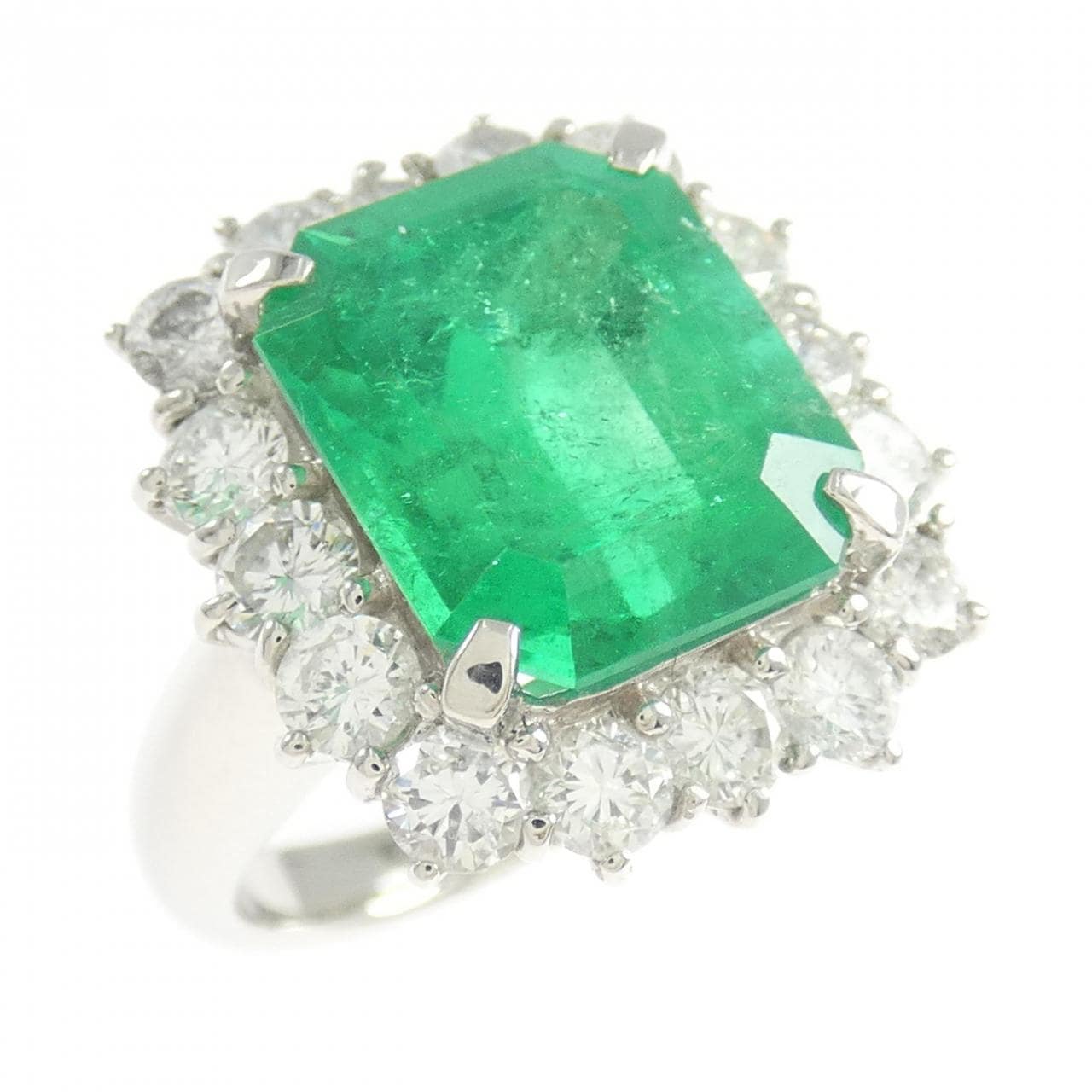 PT900 エメラルド リング 6.26CT