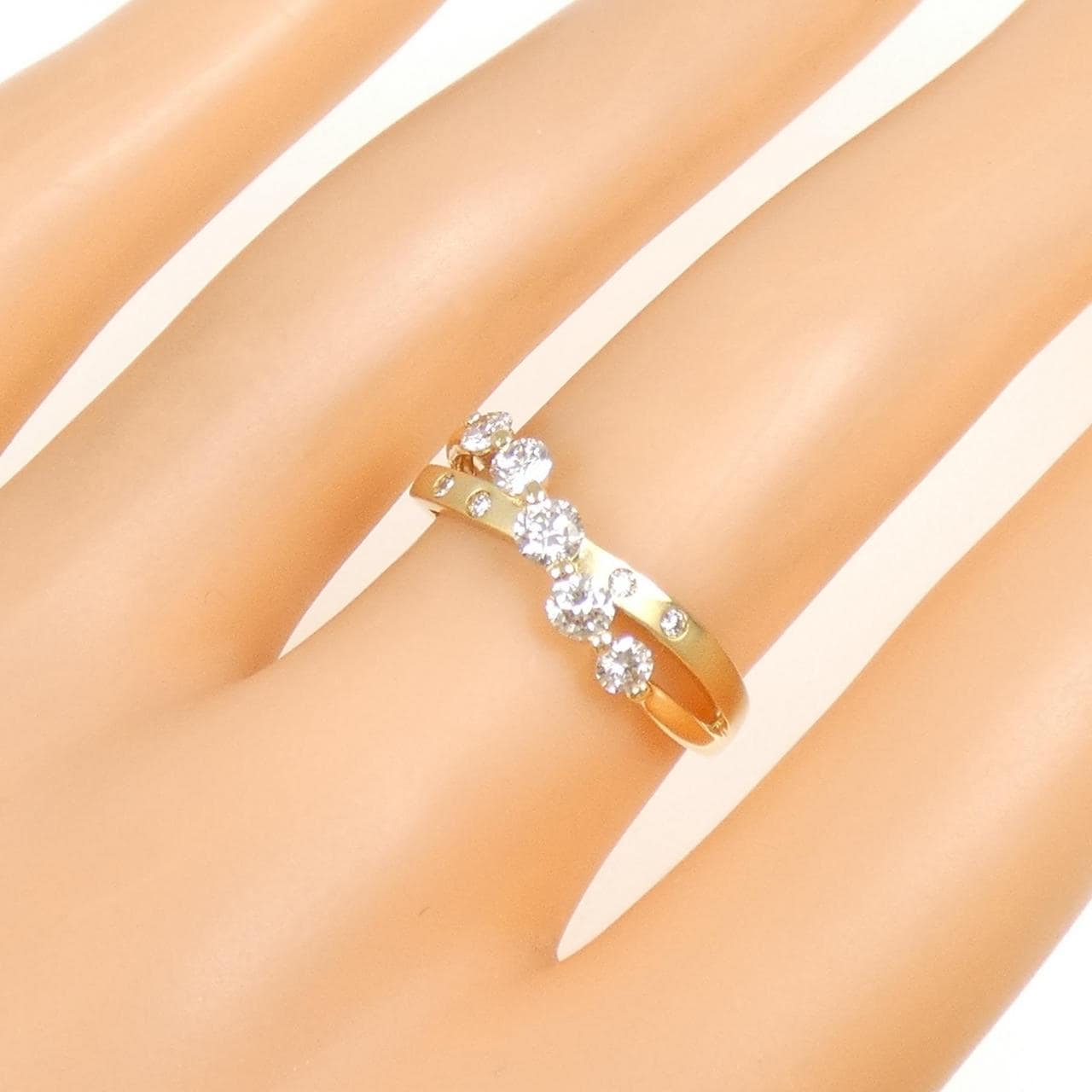 K18YG ダイヤモンド リング 0.50CT