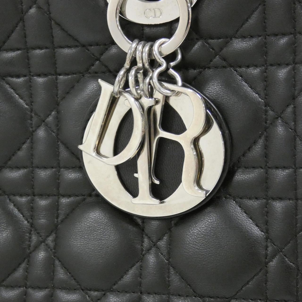 【ヴィンテージ】クリスチャンディオール レディ ディオール ミディアム CAL44551 バッグ