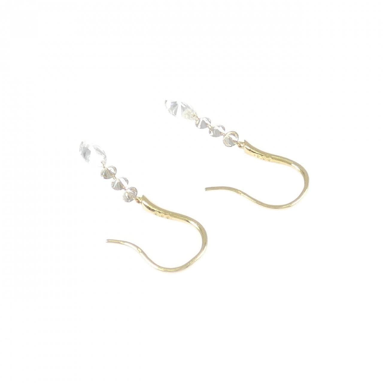 K18YG ダイヤモンド ピアス 1.18CT