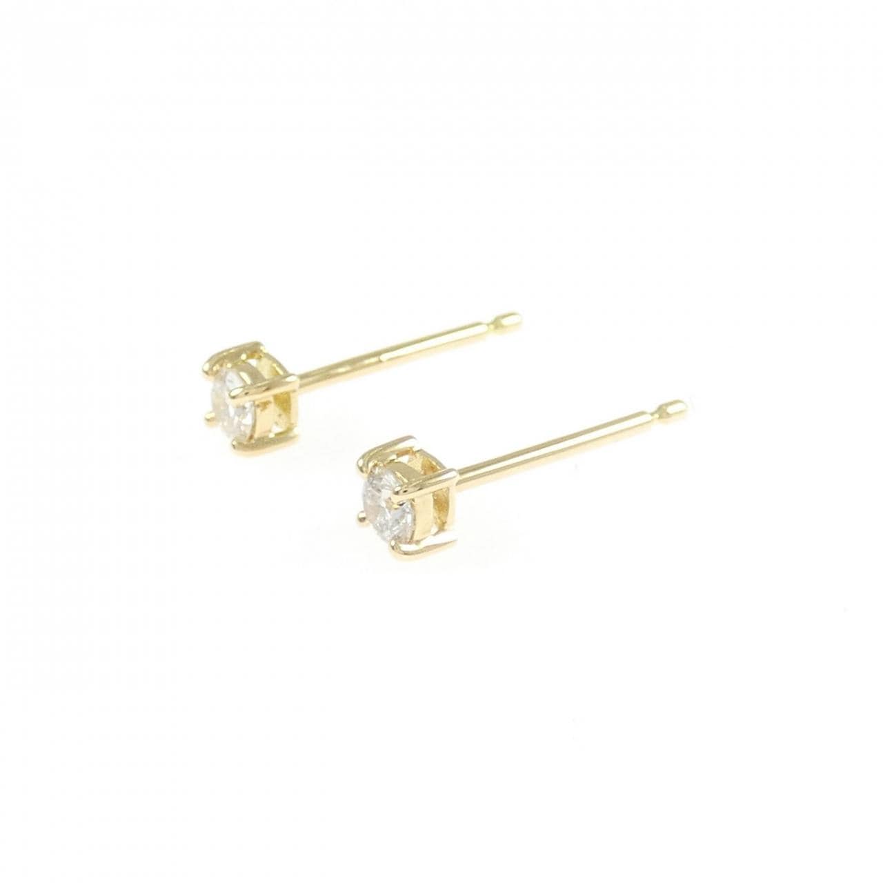 K18YG ダイヤモンド ピアス