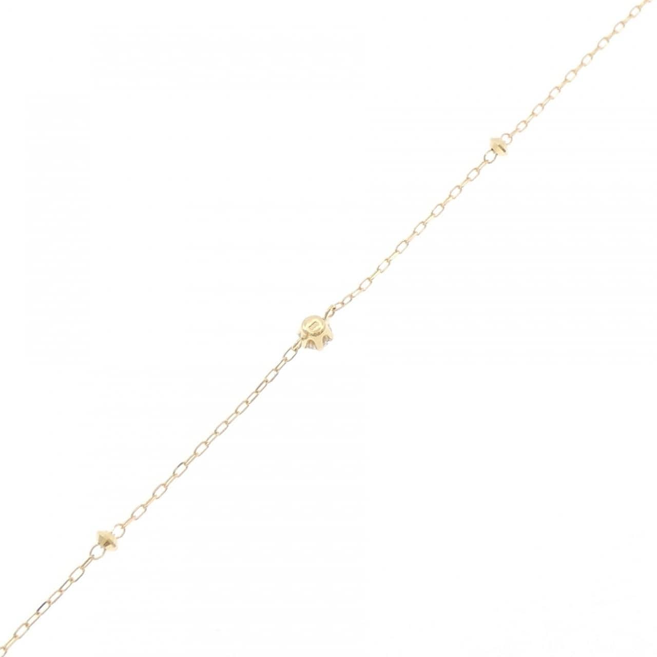 K18YG ダイヤモンド ブレスレット 0.08CT