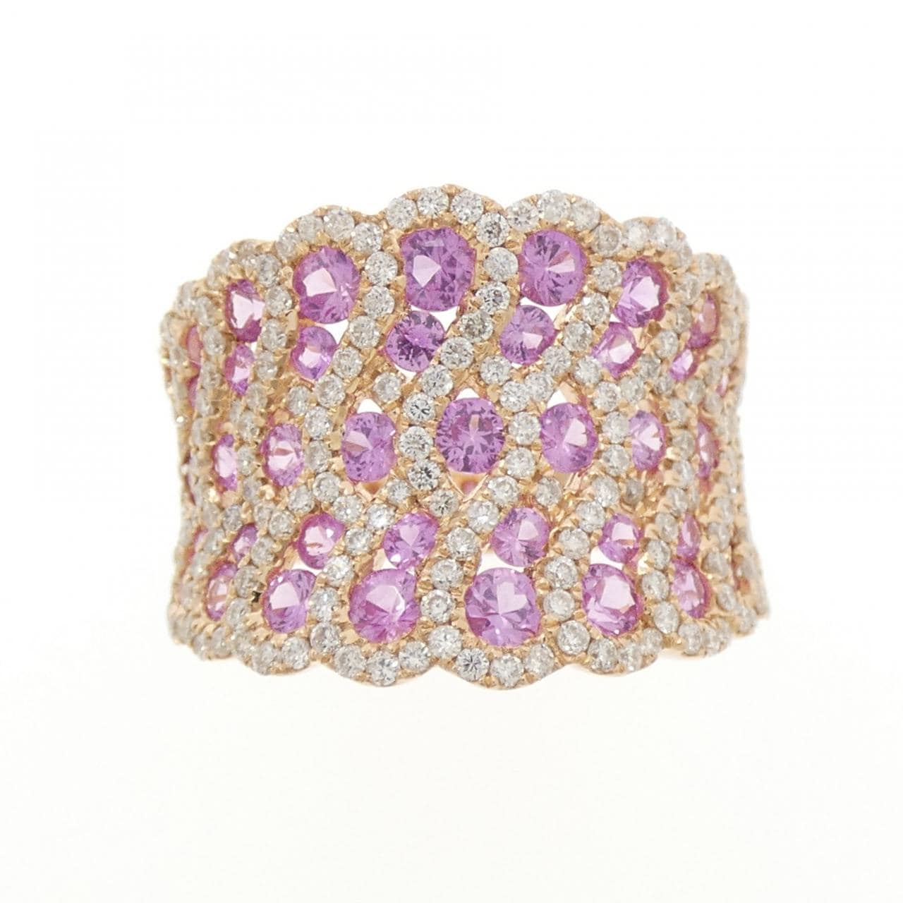 K18PG サファイヤ リング 1.80CT