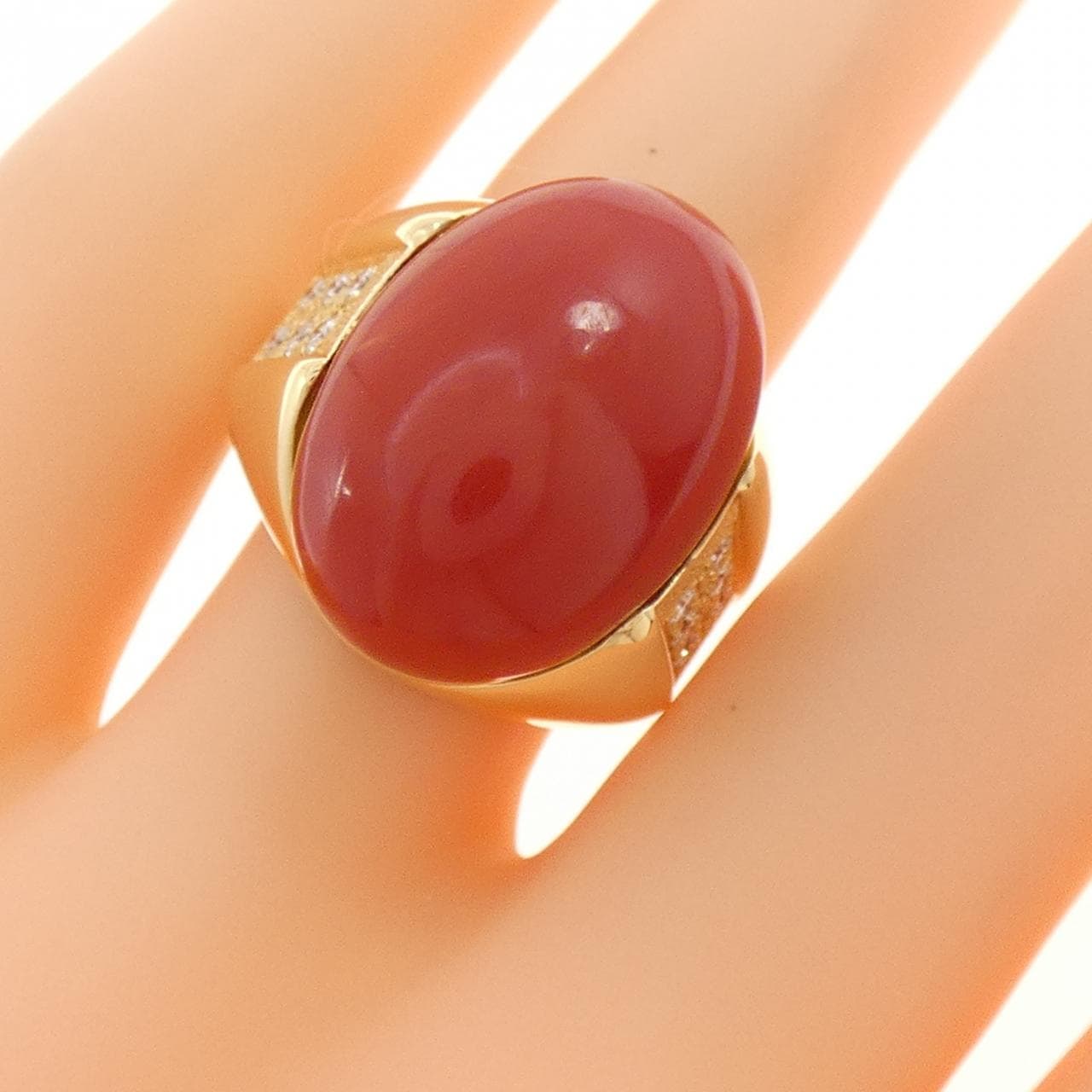 ミキモト サンゴ リング
