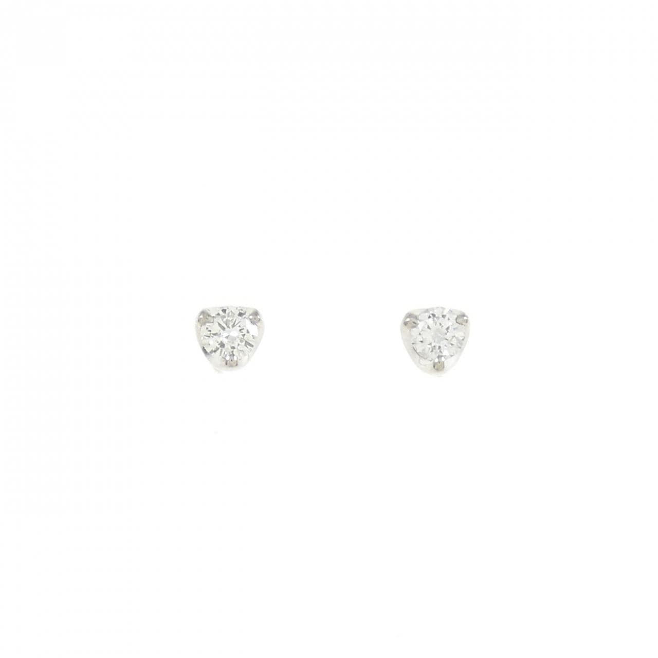 PT ダイヤモンド ピアス 0.10CT