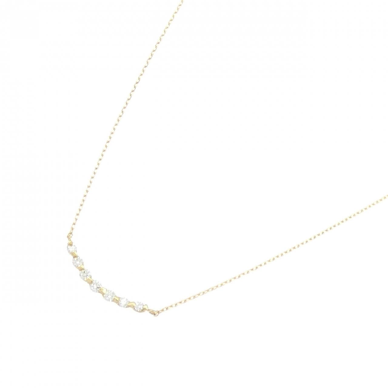 K18YG ダイヤモンド ネックレス 0.10CT