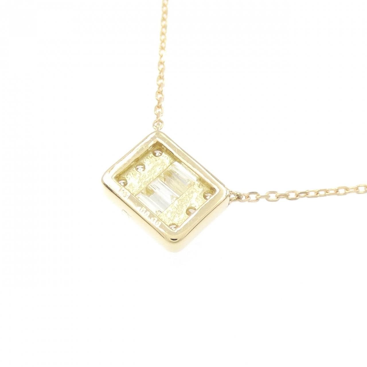 【新品】K18YG ダイヤモンド ネックレス 0.30CT