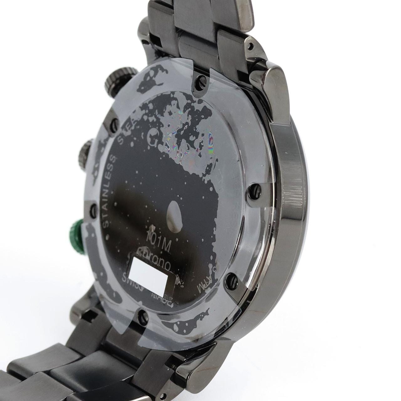 【新品】グッチ Gクロノ PVD 101MCHRONO/YA101331 SS クォーツ