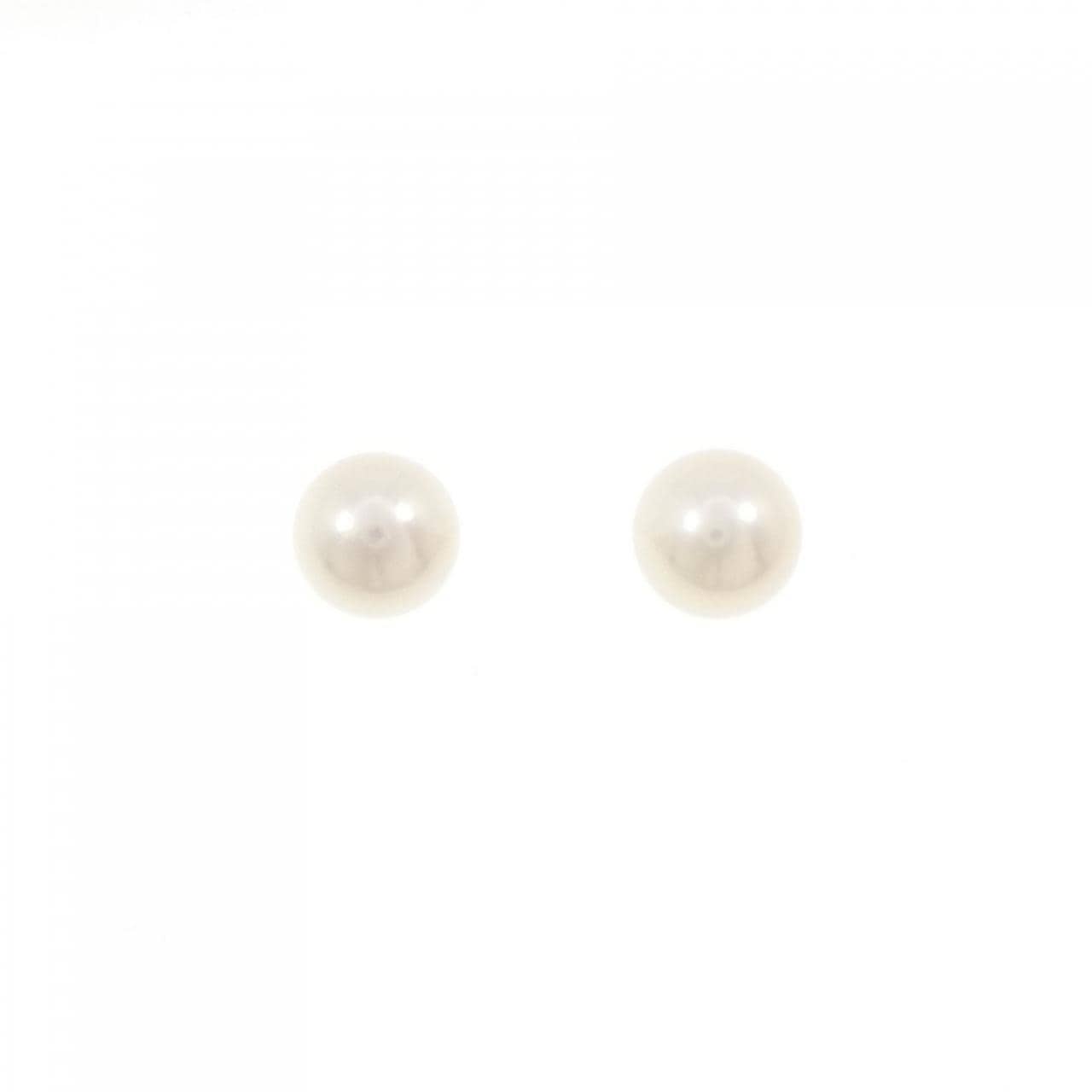 K14WG アコヤパール ピアス 7.1mm
