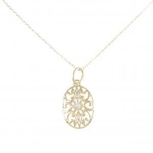 K10YG ホワイトトパーズ ネックレス