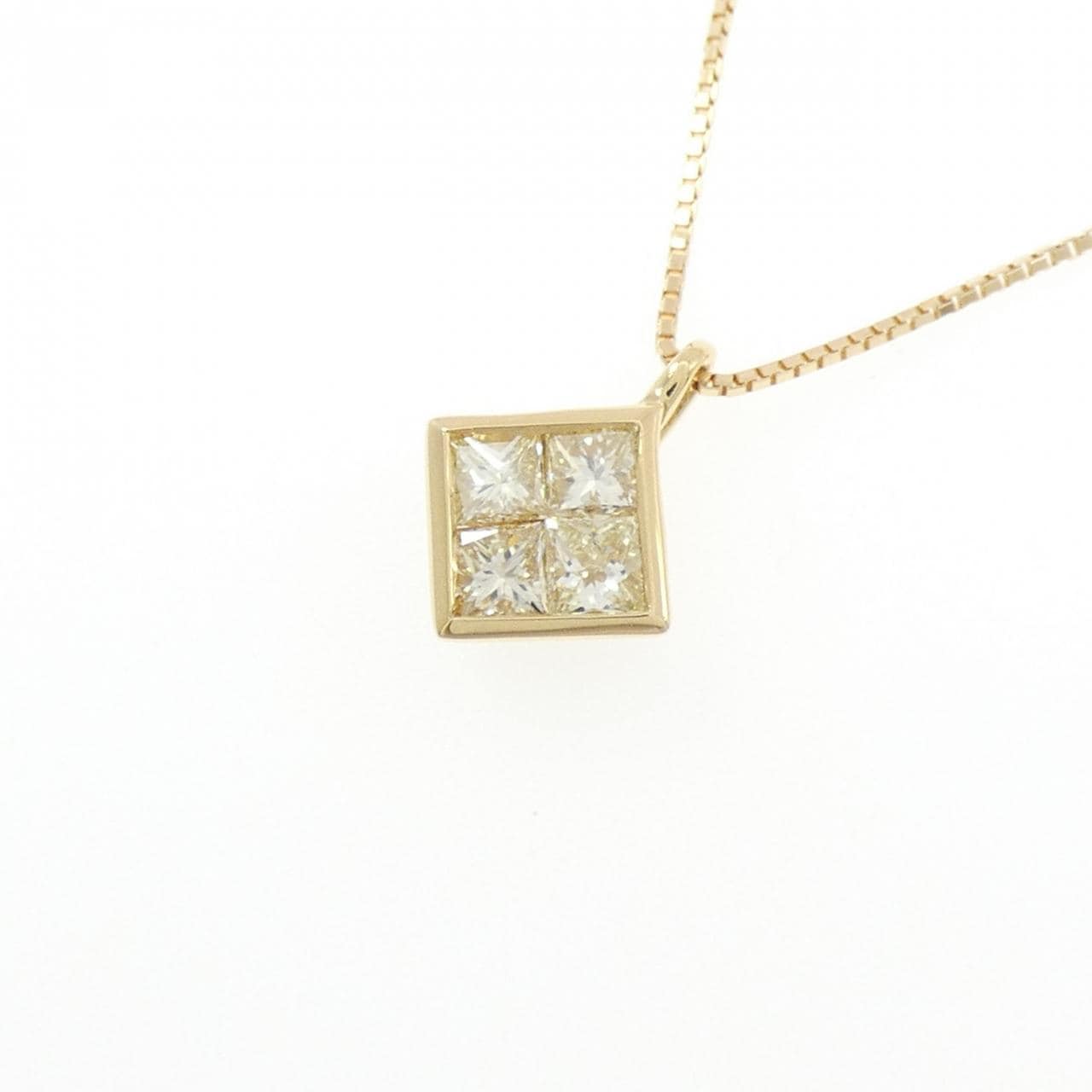 K18YG ダイヤモンド ネックレス 0.70CT
