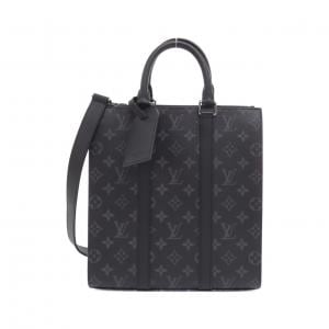 LOUIS VUITTON Monogram Eclipse Sac Plat Cross M46098 Bag