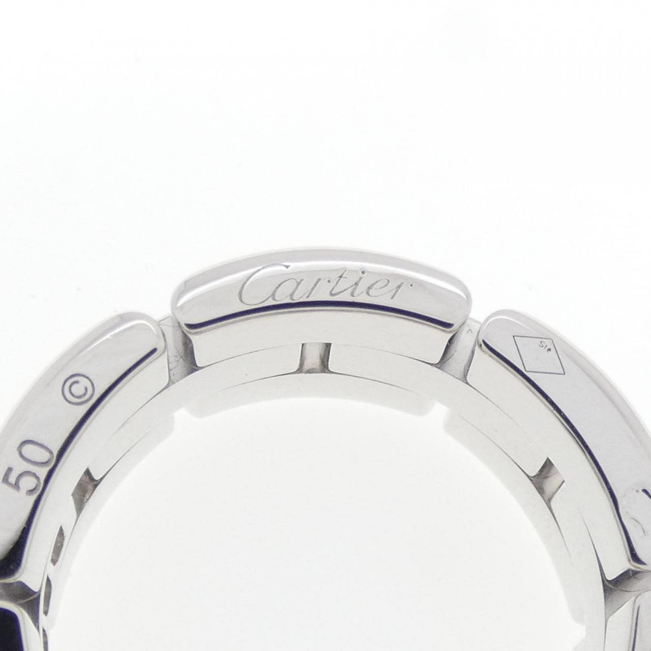 カルティエ マイヨンパンテール ハーフダイヤ リング