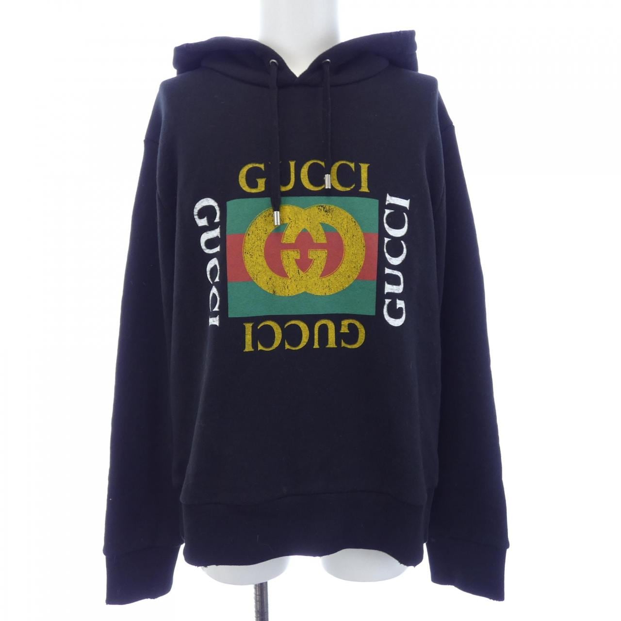 グッチ GUCCI GUCCIロゴオーバーサイズスウェットシャツ 454585-X5J57 パーカー