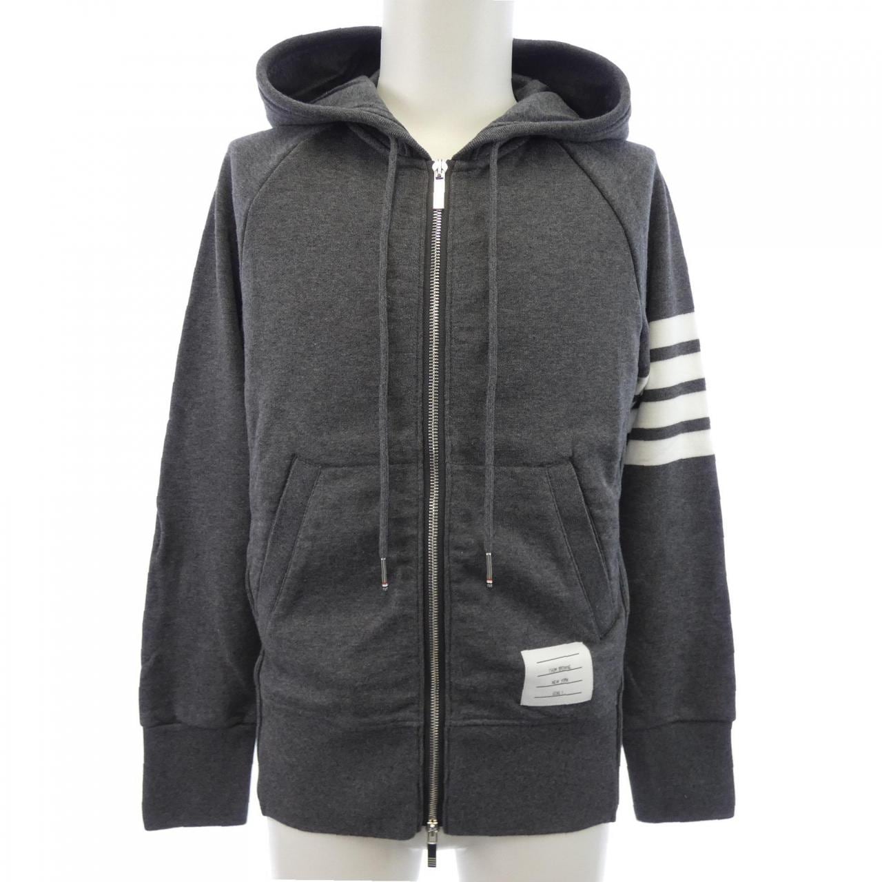 トムブラウン THOM BROWNE クラシックループ 4BAR フルジップアップフーディー MJT022H パーカー