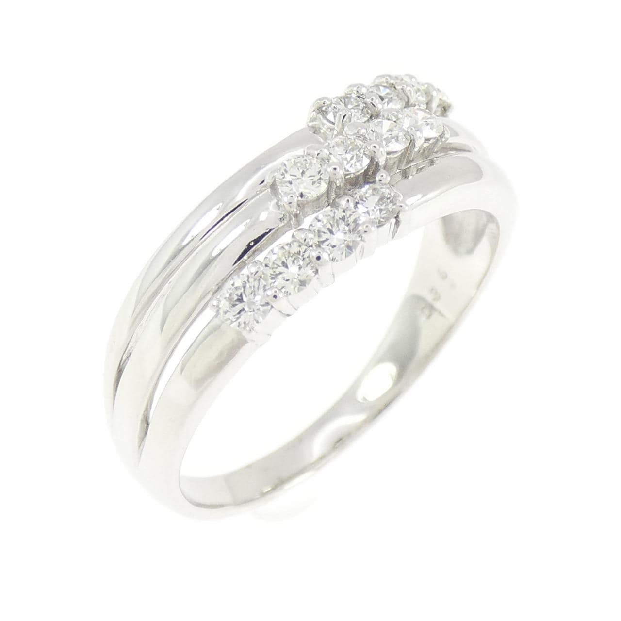 K18WG ダイヤモンド リング 0.36CT
