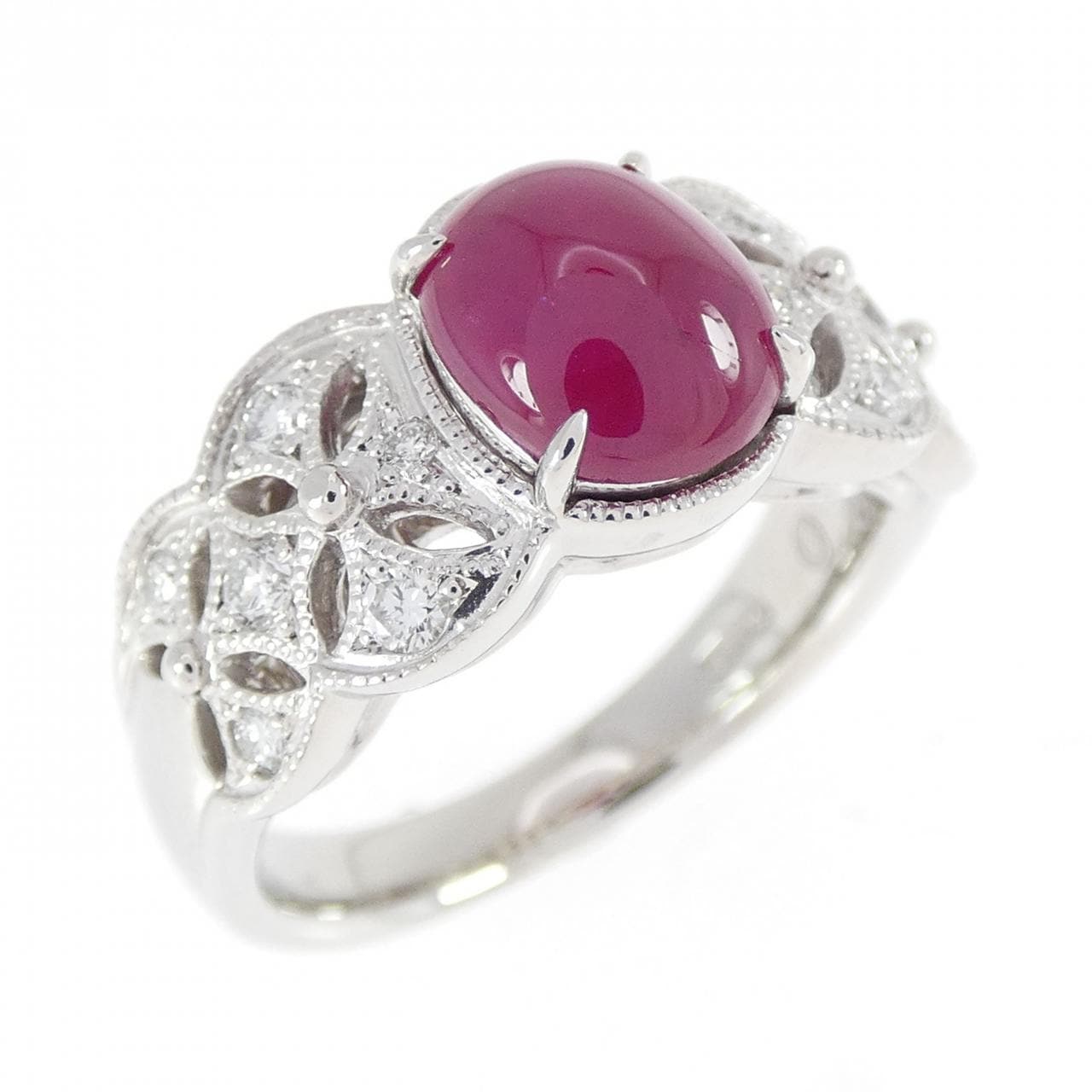 PT900 ルビー リング 1.77CT
