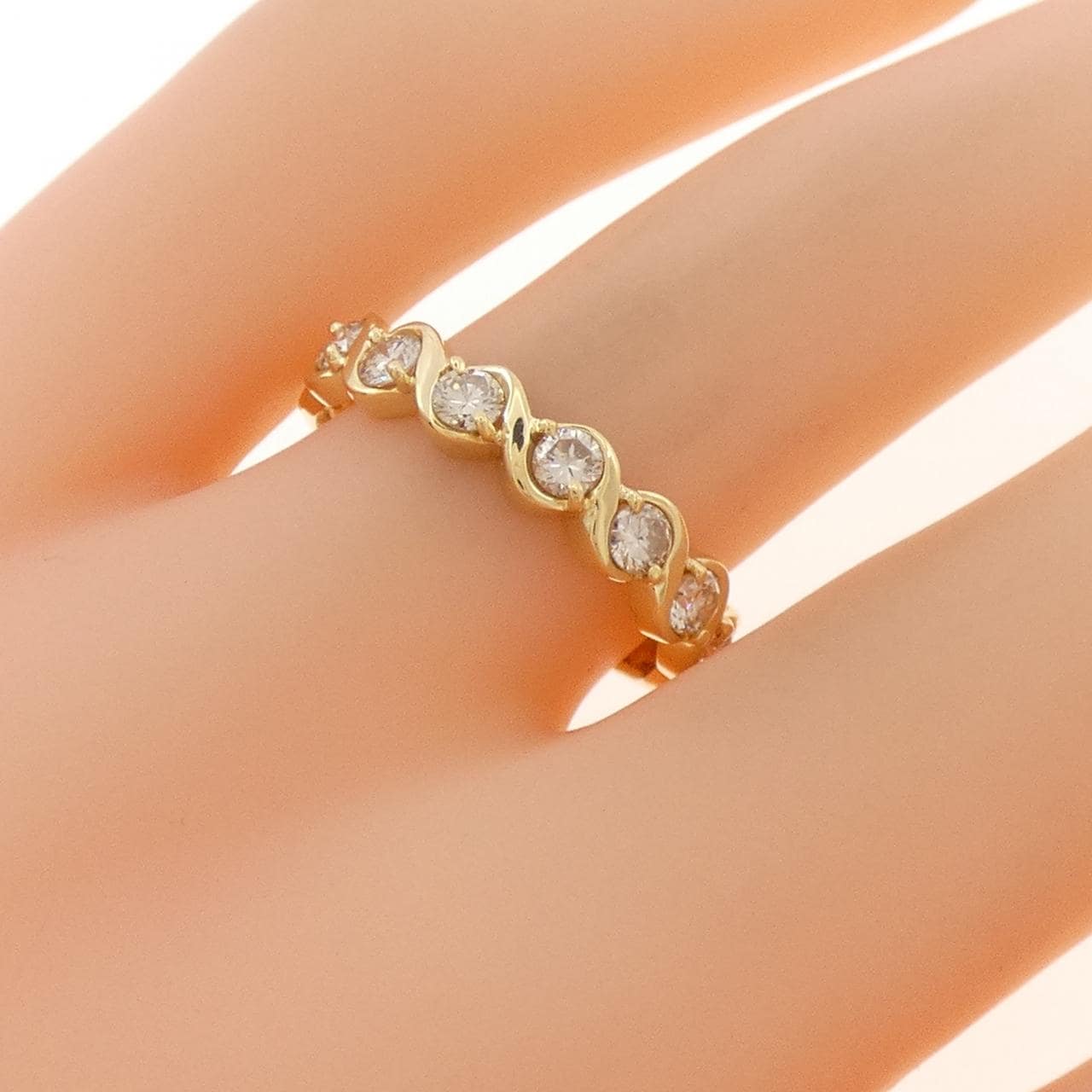 K18YG ダイヤモンド リング 0.50CT