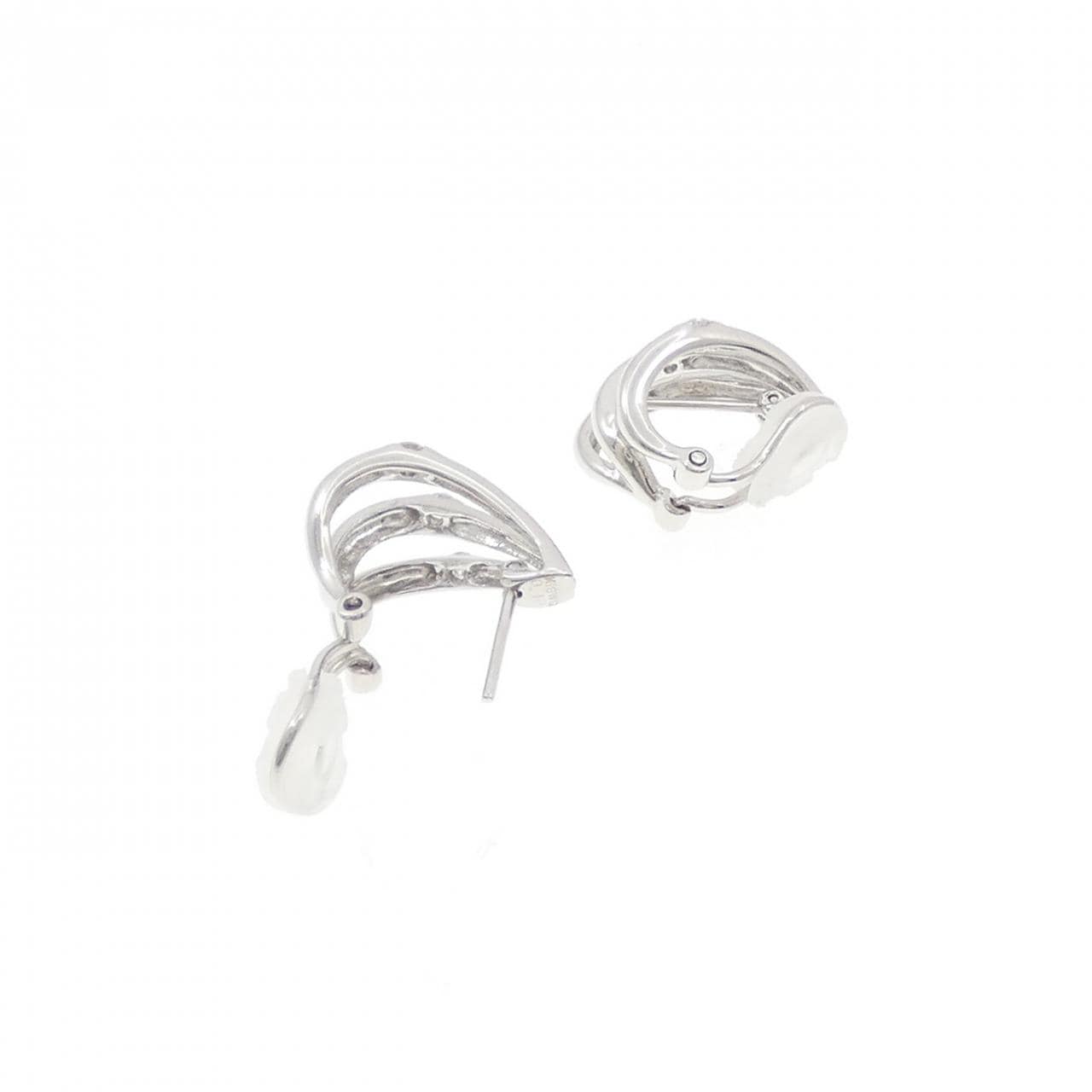 K18WG ダイヤモンド ピアス/イヤリング 0.20CT