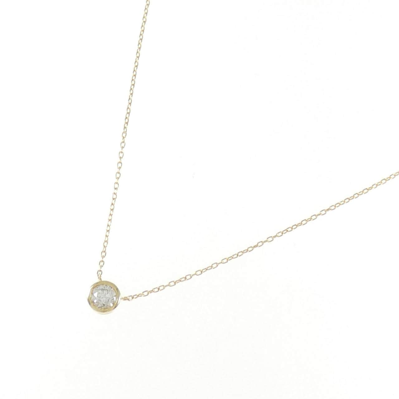K18YG ダイヤモンド ネックレス 0.29CT