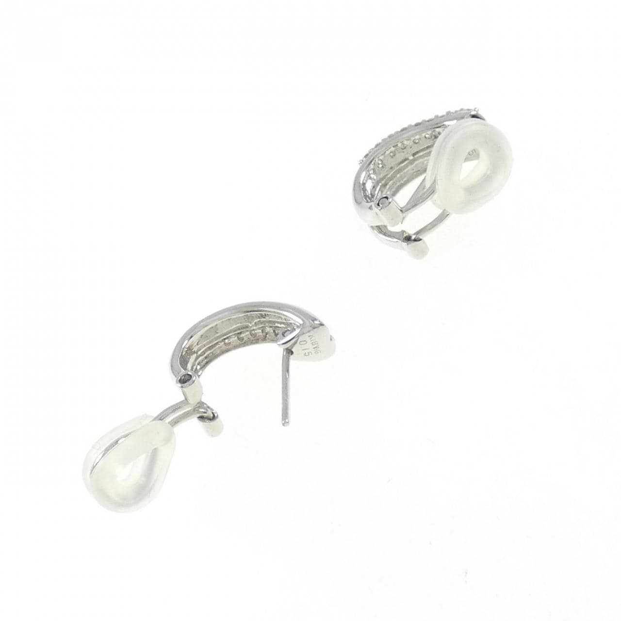 K18WG ダイヤモンド ピアス/イヤリング 0.30CT
