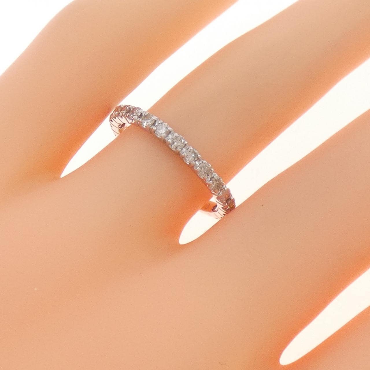 K10WG ダイヤモンド リング 0.50CT