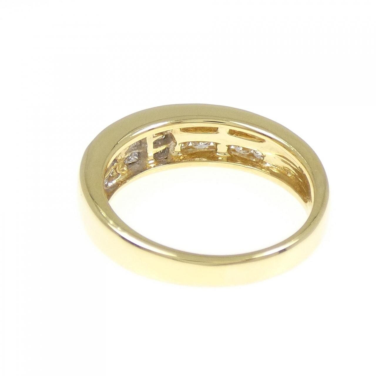 750YG ダイヤモンド リング 0.58CT