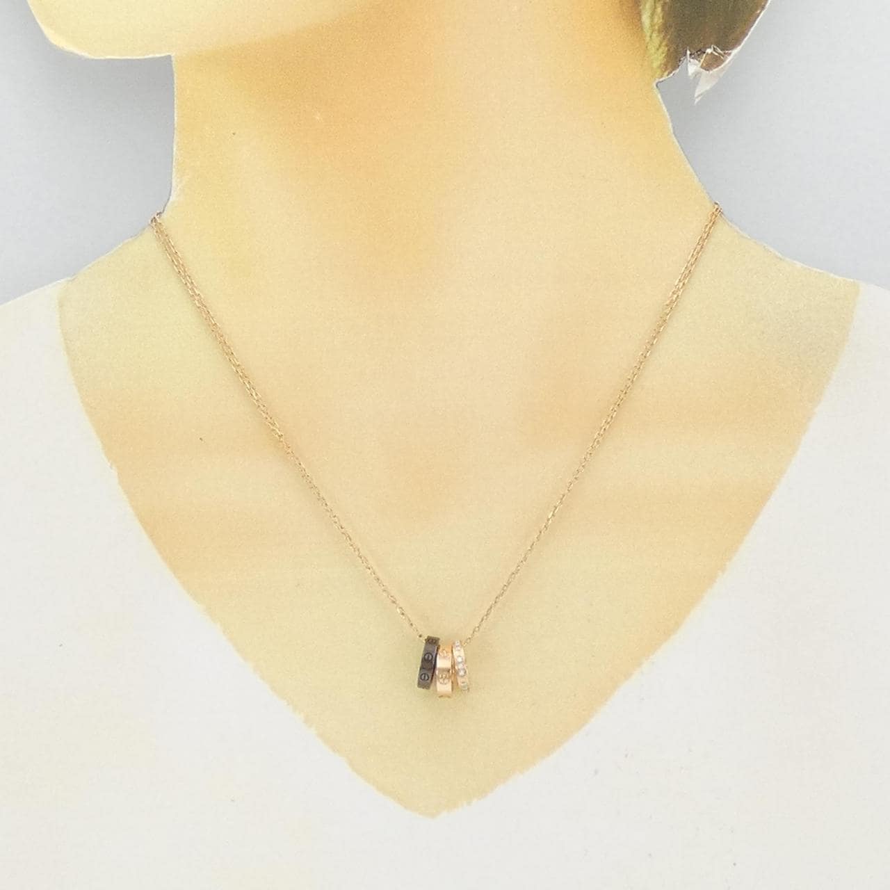 CARTIER LOVE三圈项链