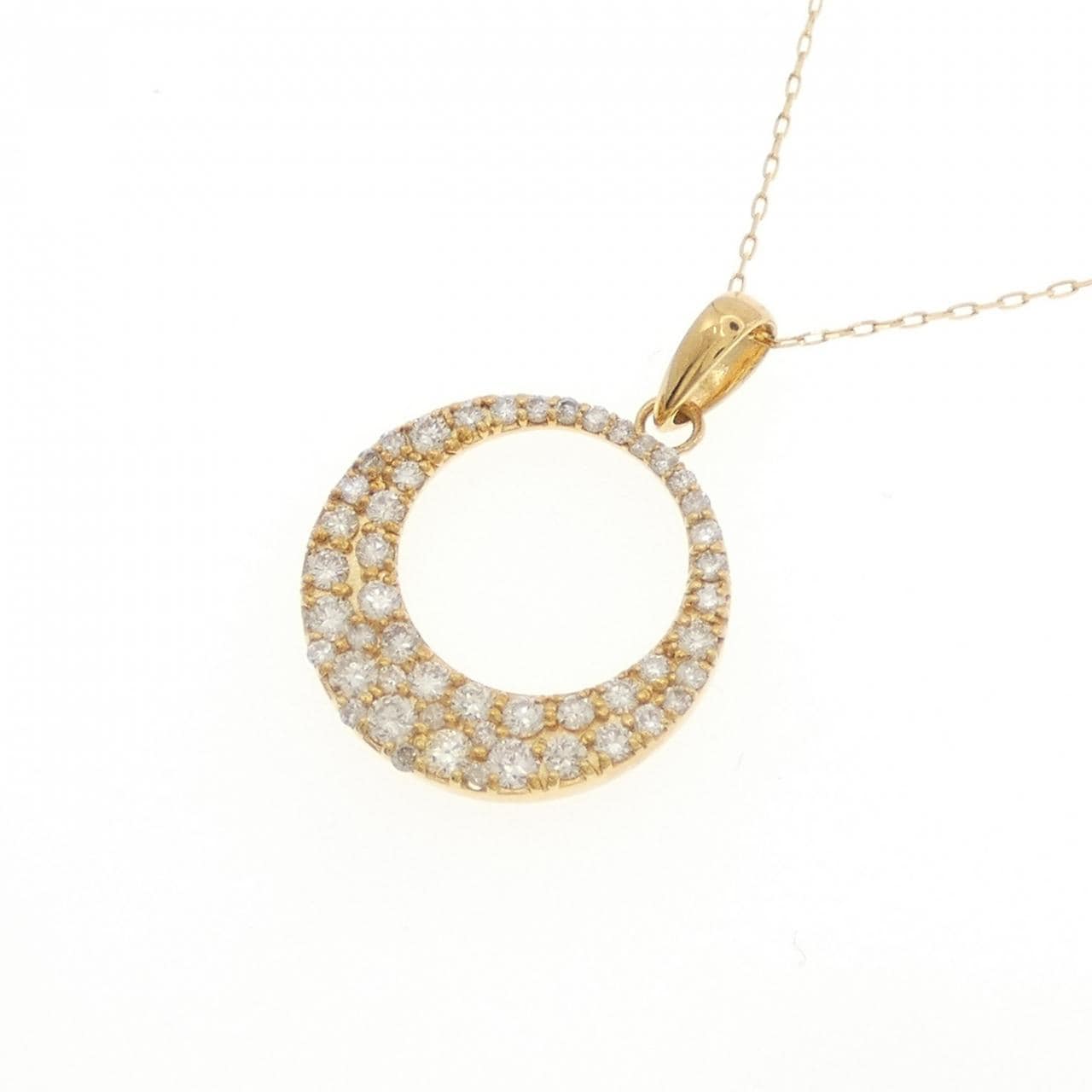 【新品】K18YG ダイヤモンド ネックレス 0.50CT