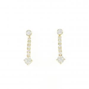 K18YG ダイヤモンド ピアス 0.57CT