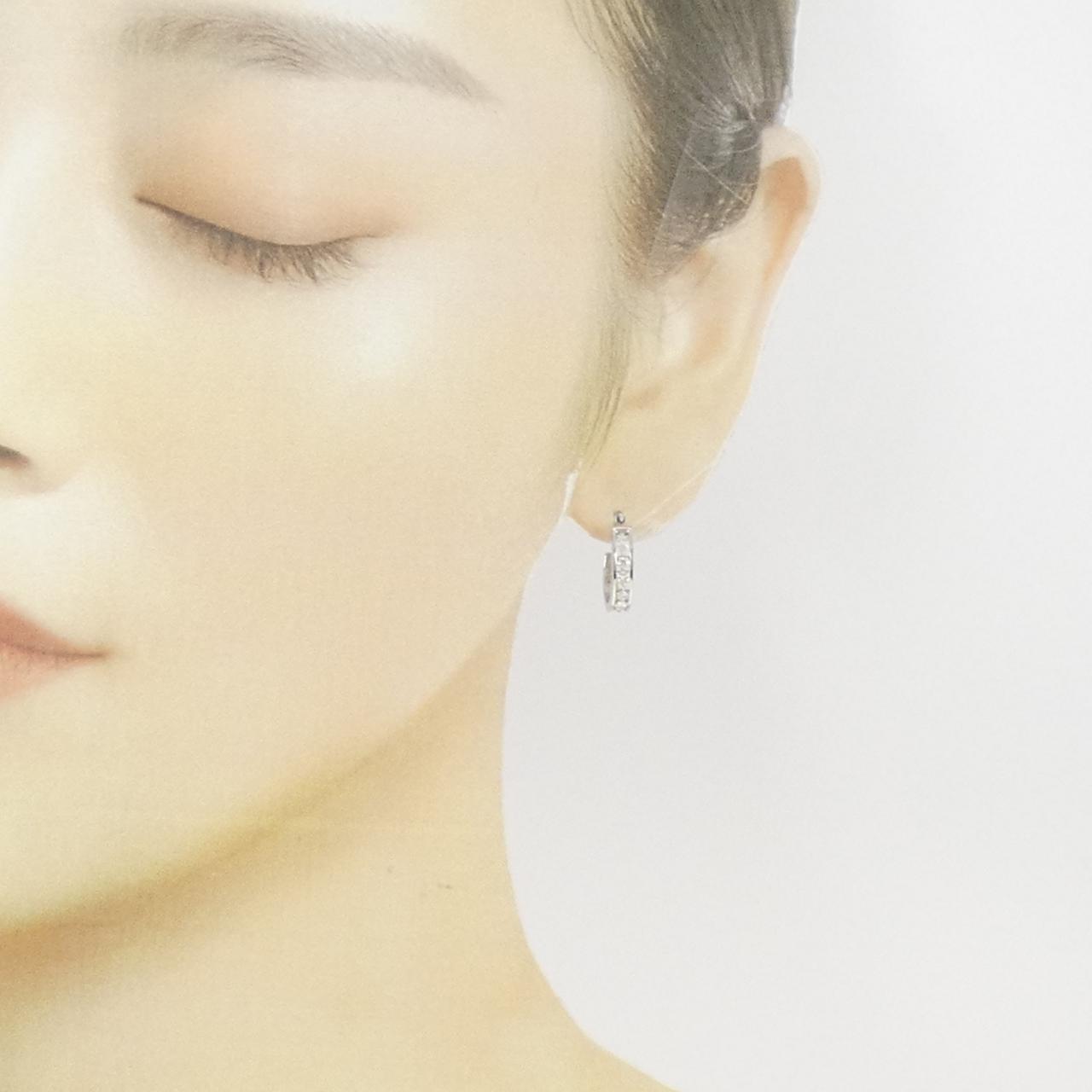 【新品】PT900 ダイヤモンド ピアス 0.34CT