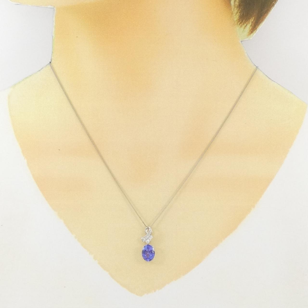 PT900/PT850坦桑石项链 1.69CT