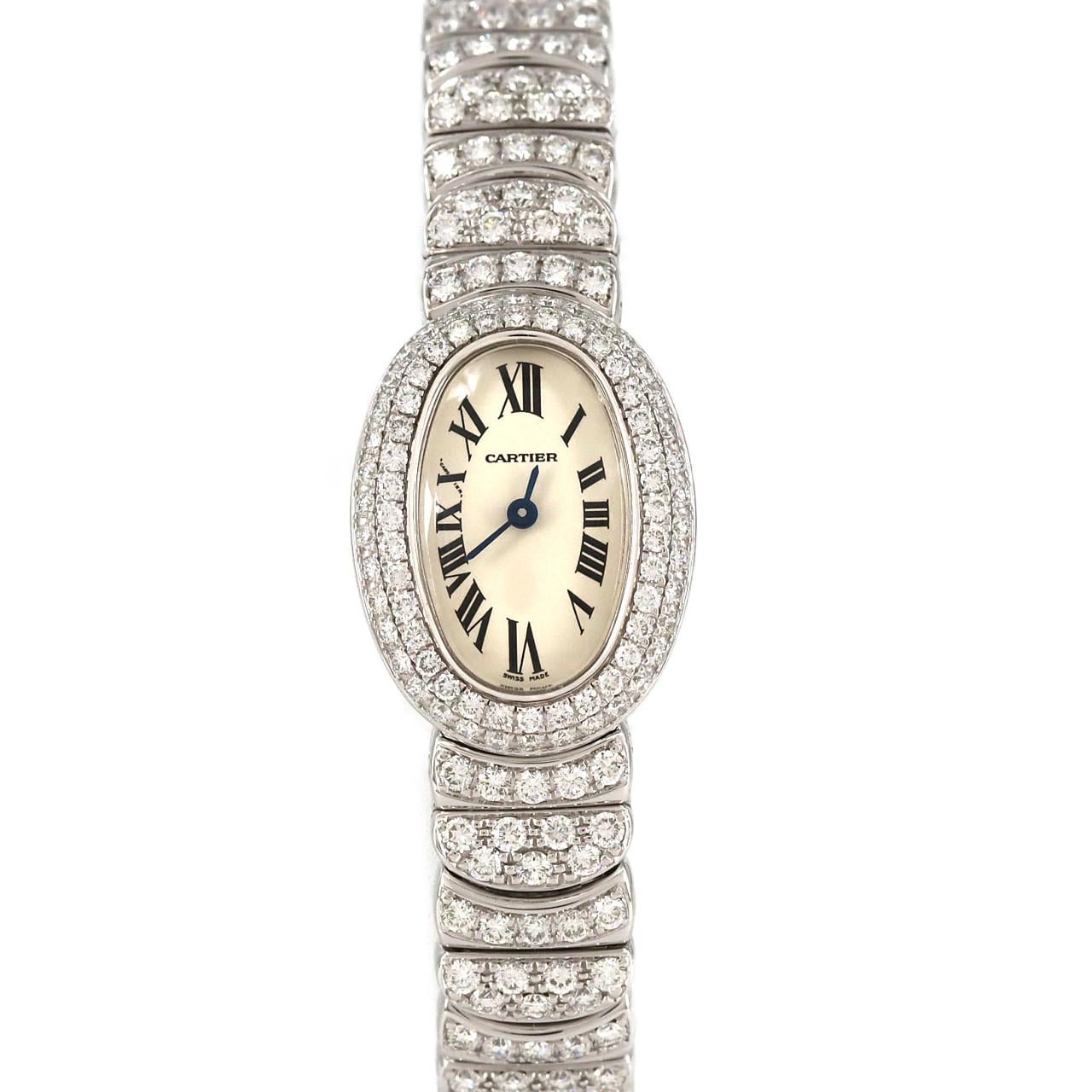 カルティエ ミニベニュワール WG/2D･ブレスD WB5118LM WG クォーツ